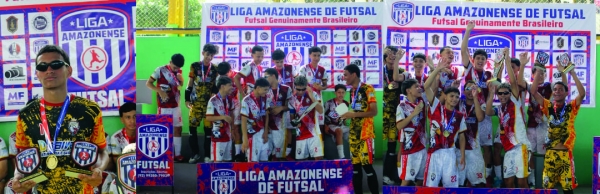 Falc�es do Morro conquista a Liga Amazonense de Futsal sub 16 - 2026