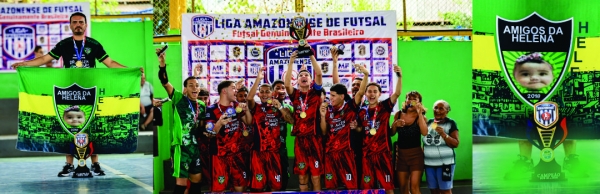 Amigos da Helena conquista t�tulo da categoria Sub-18 da Liga Amazonense de Futsal